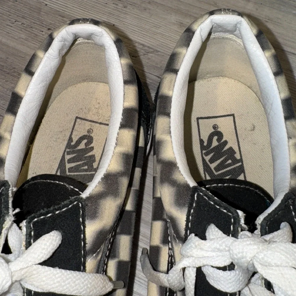 Vans Off The Wall Old Skool Blur Black/White Checkerboard Skater M 11.5‎